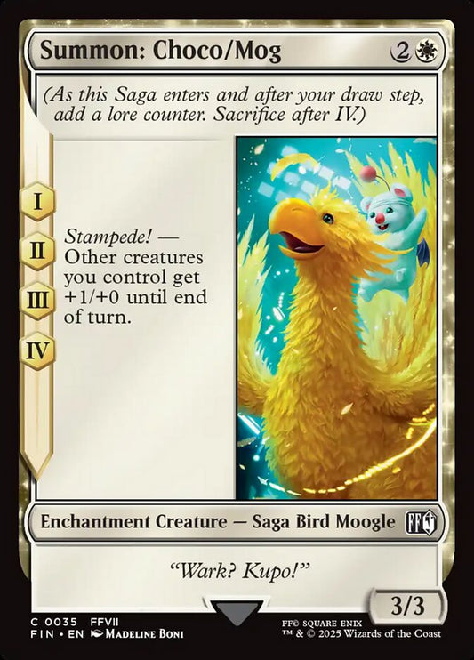 FIN-0035 | Summon: Choco/Mog | EN  | - | Non-Foil
