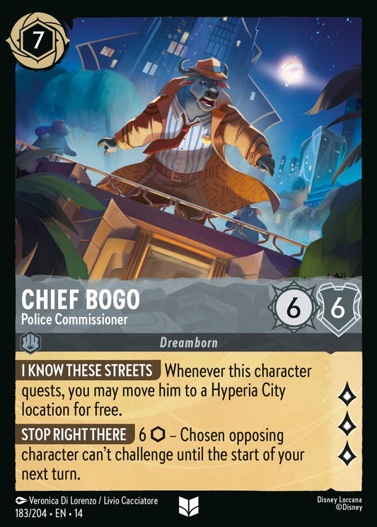 Set 14-183 Chief Bogo - Police Commissioner | Uncommon