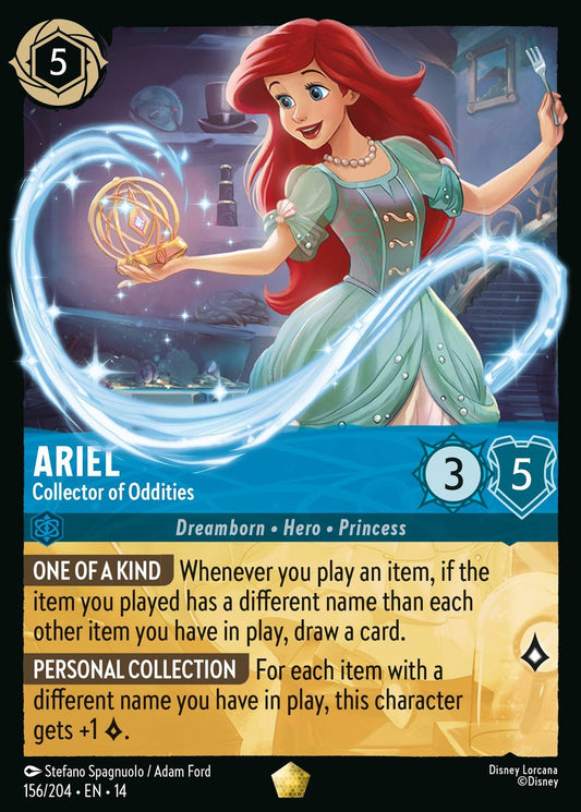 Set 14-156 Ariel - Collector of Oddities | Legendary