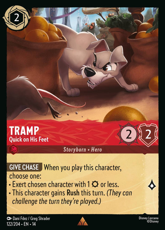 Set 14-122 Tramp - Quick on His Feet | Rare