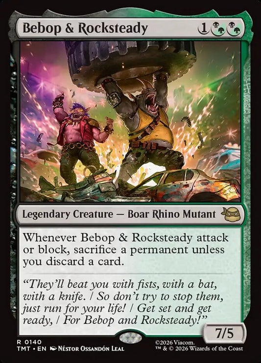 TMT-0140 | Bebop & Rocksteady | EN  | - | Foil