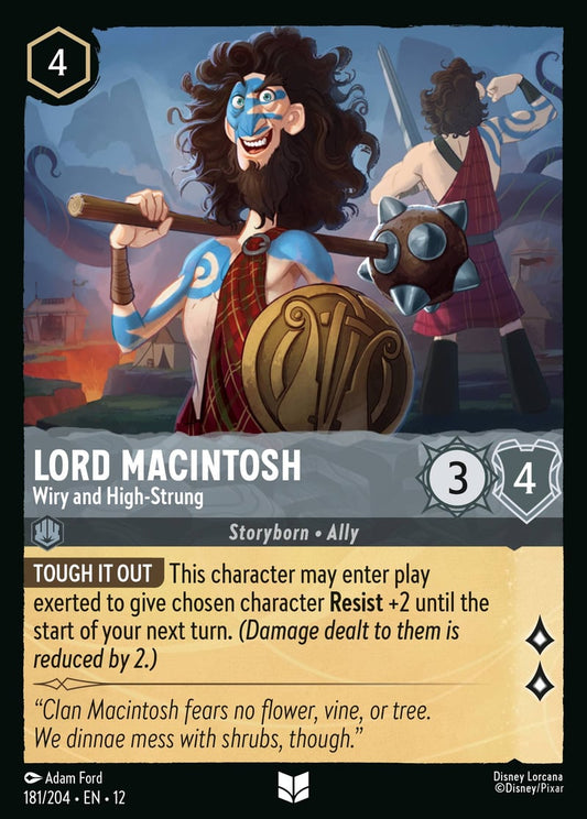 Set12-181 | Lord Macintosh – Wiry and High–Strung | Uncommon | Non-Foil