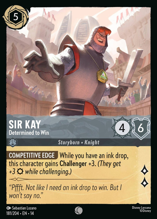 Set 14-181 Sir Kay - Determined to Win | Common