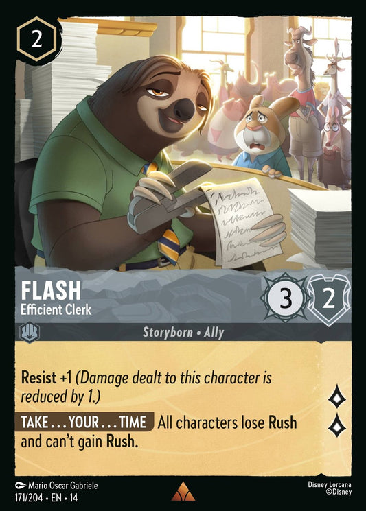 Set 14-171 Flash - Efficient Clerk | Rare