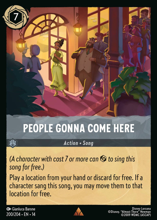 Set 14-200 People Gonna Come Here | Rare