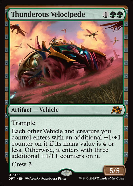 DFT-0183 | Thunderous Velocipede | EN  | - | Non-Foil