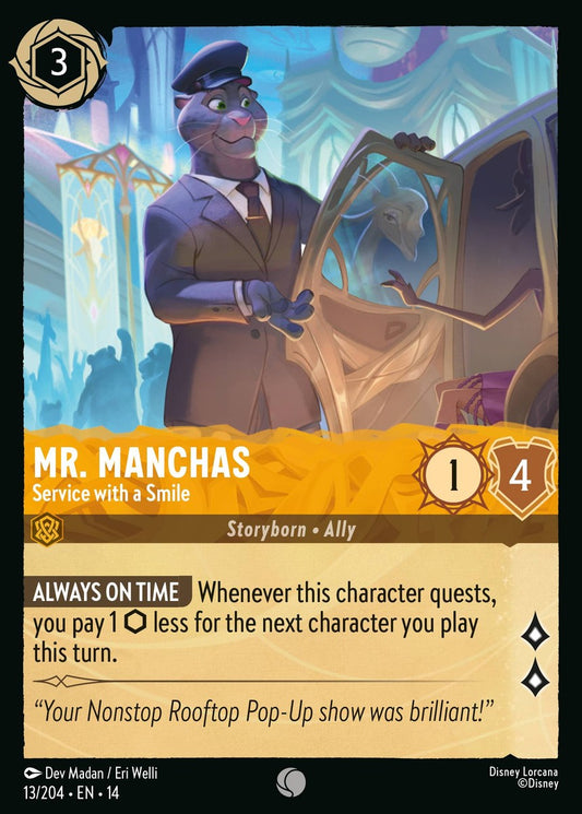 Set 14-13 Mr. Manchas - Service with a Smile | Common