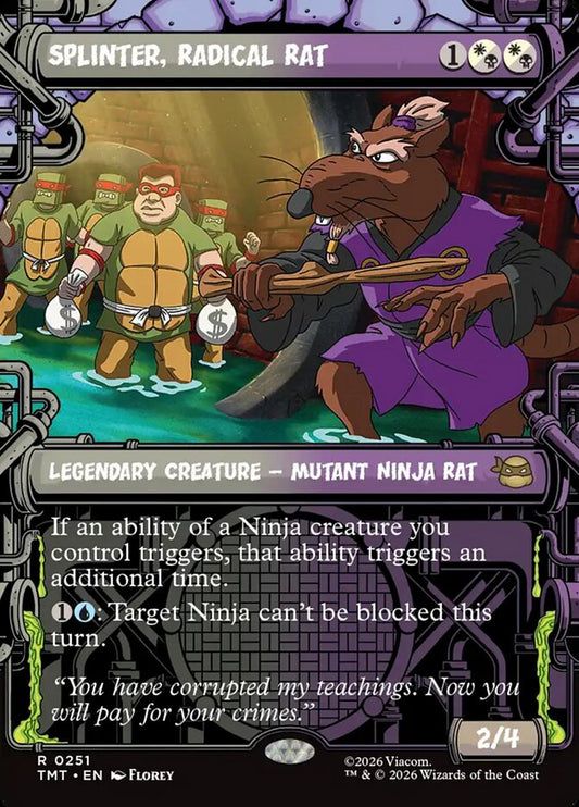 EN | Splinter, Radical Rat| Foil| TMT-251
