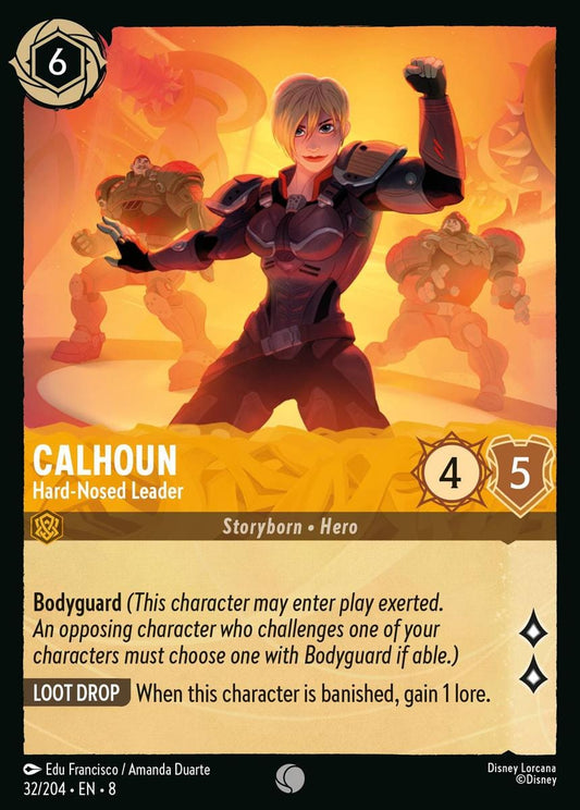 Set 8-032 | Calhoun - Hard-Nosed Leader | Common