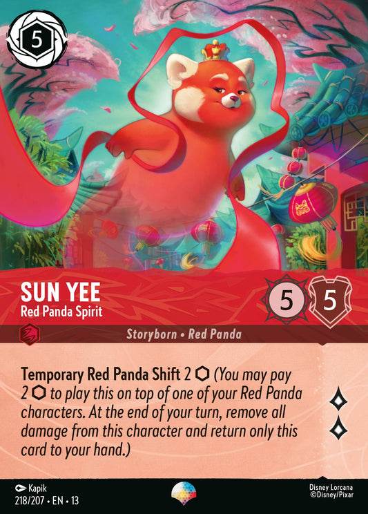 Set 13-218 Sun Yee - Red Panda Spirit  | Epic