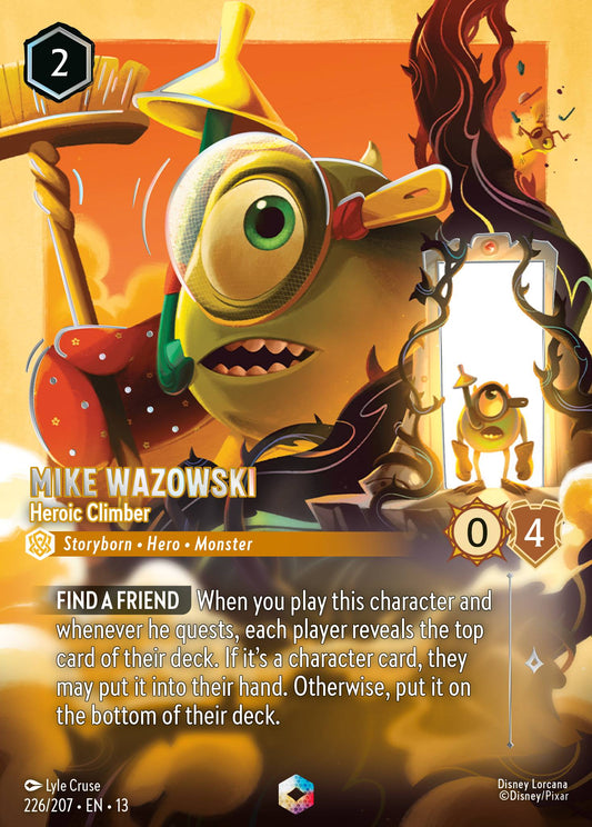 Set 13-226 Mike Wazowski - Heroic Climber  | Enchanted