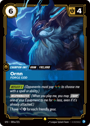 SFD-085a/221 | Ornn, Forge God | Showcase
