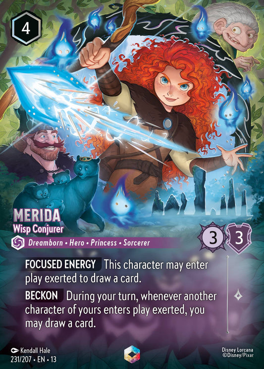 Set 13-231 Merida - Wisp Conjurer  | Enchanted
