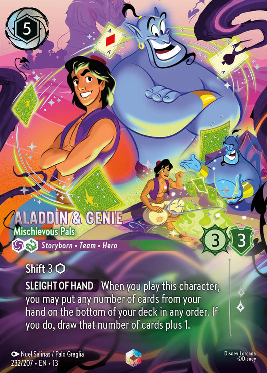 Set 13-232 Aladdin & Genie - Mischievous Pals  | Enchanted