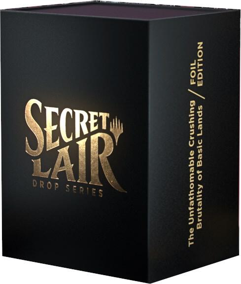 MTG Secret Lair Drop: The Unfathomable Crushing Brutality of Basic Lands - Foil Edition -