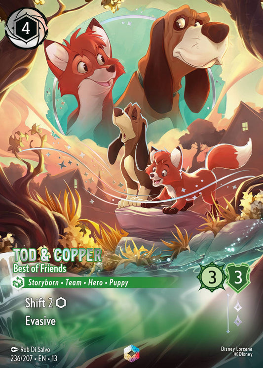 Set 13-236 Tod & Copper - Best of Friends  | Enchanted