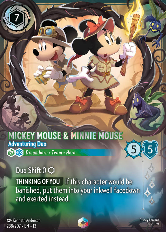 Set 13-238 Mickey Mouse & Minnie Mouse - Adventuring Duo  | Enchanted