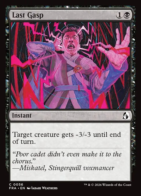 FRA-056 Last Gasp | Common (EN)