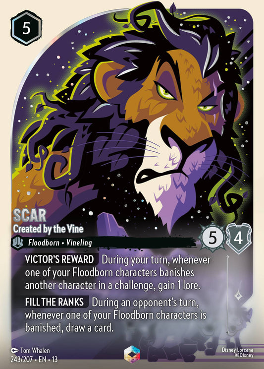 Set 13-243 Scar - Created by the Vine  | Enchanted