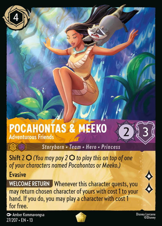 Set 13-27 Pocahontas & Meeko - Adventurous Friends | Legendary
