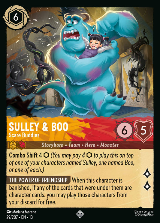 Set 13-29 Sulley & Boo - Scare Buddies | Super Rare