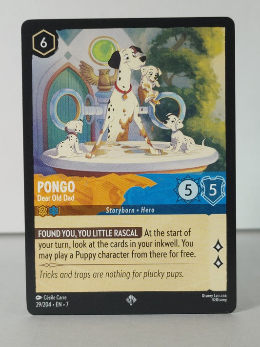 Set 7-029 | Pongo - Dear Old Dad | Super Rare