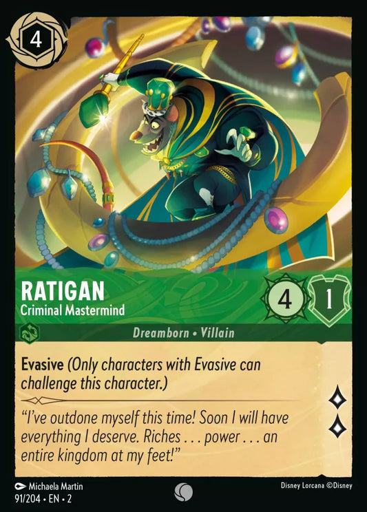 Set 2-091 | Ratigan - Criminal Mastermind | Common