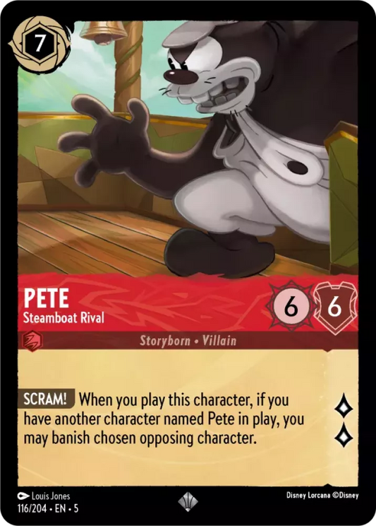 Set 5-116 | Pete - Steamboat Rival | Super Rare