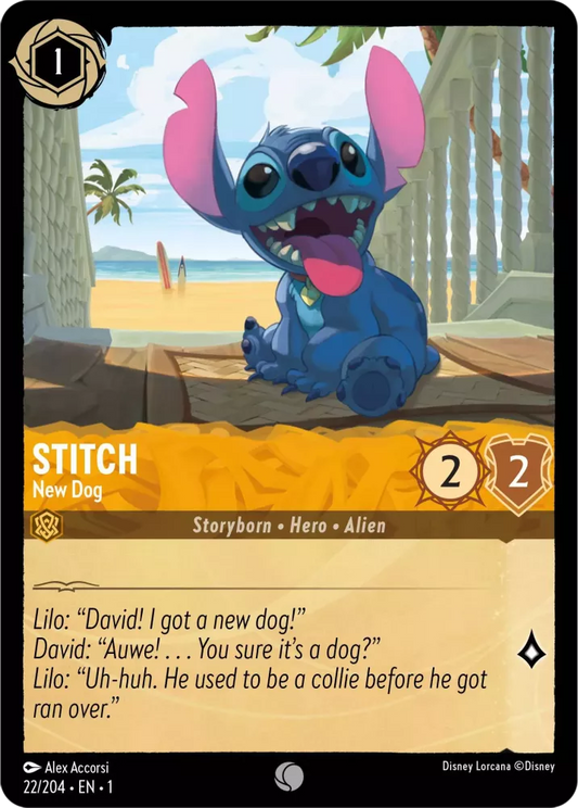 Set 1-022 | Stitch - New Dog |  Common