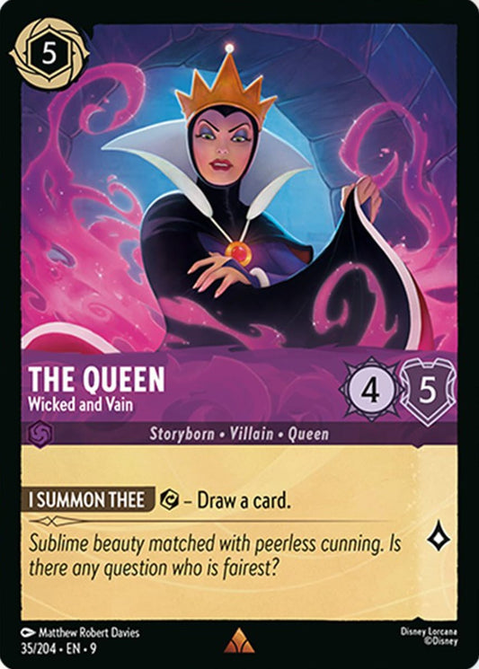 Set 9-035 | The Queen - Wicked and Vain | Rare