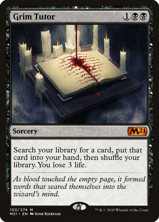M21-0103 | Grim Tutor | EN  | - | Foil