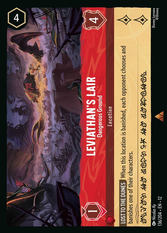 Set12-136 | Leviathan's Lair – Dangerous Ground | Rare | Non-Foil