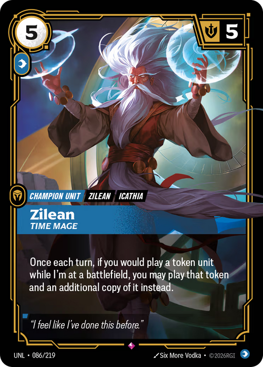 UNL-086/219 Zilean - Time Mage | Rare
