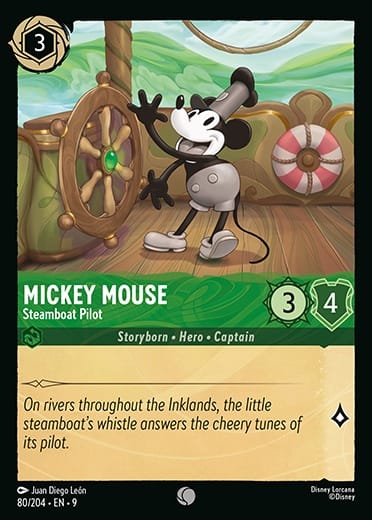 Set 9-080 | Mickey Mouse - Steamboat Pilot | Common