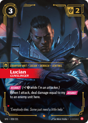 SFD-028/221 | Lucian, Gunslinger | Epic