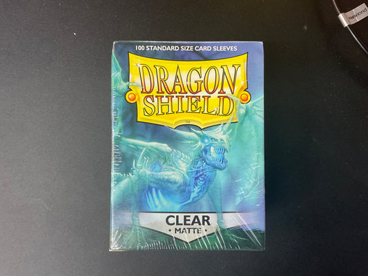100 - Standard Deck Protector Sleeves | Matte Clear