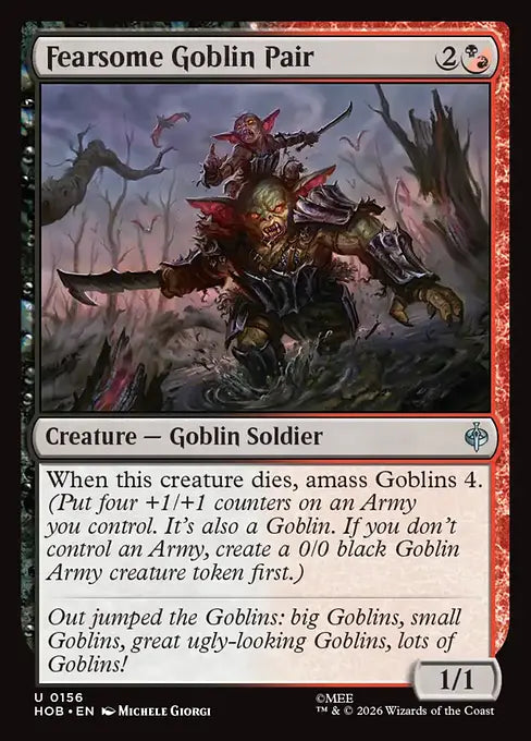 HOB-156 Fearsome Goblin Pair | Uncommon (EN)