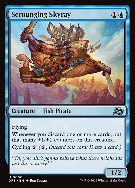 DFT-0060 | Scrounging Skyray | EN  | - | Foil