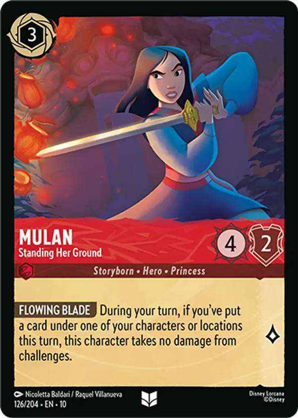Set 10-126 | Mulan - Standing Her Ground | Uncommon