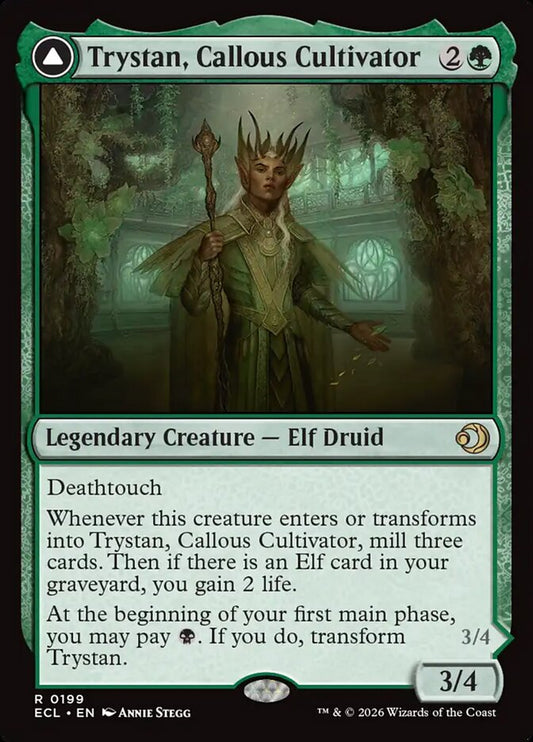 ECL-0199 | Trystan, Callous Cultivator // Trystan, Penitent Culler | EN  | - | Non-Foil