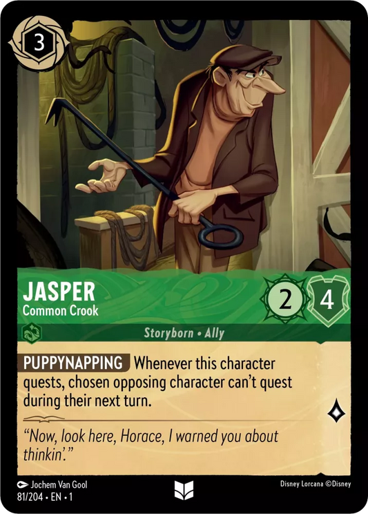 Set 1-081 | Jasper - Common Crook |  Uncommon