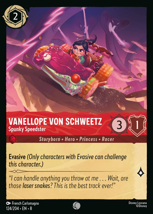 Set 8-124 | Vanellope von Schweetz - Spunky Speedster | Common