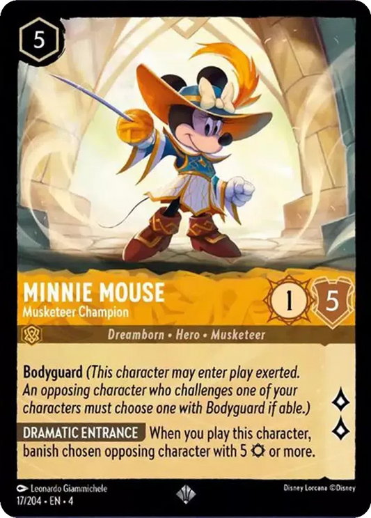Set 4-017 | Minnie Mouse - Musketeer Champion | Super Rare