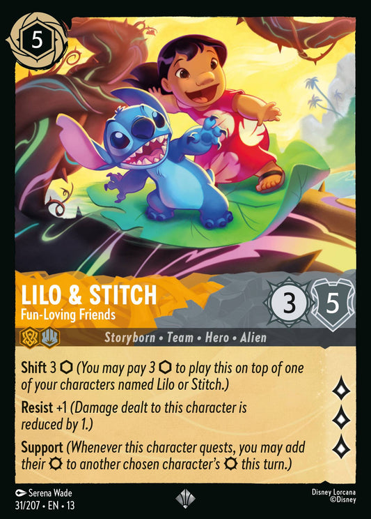 Set 13-31 Lilo & Stitch - Fun-Loving Friends | Super Rare