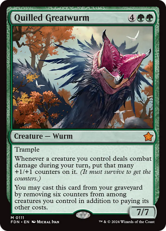 FDN-0111 Quilled Greatwurm | Mythic (EN)