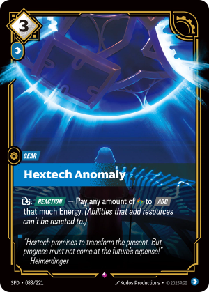 SFD-083/221 | Hextech Anomaly | rare
