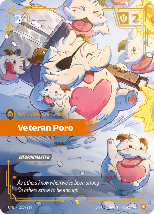 UNL-223/219 Veteran Poro (Overnumbered) | Showcase