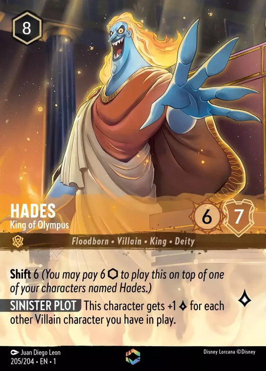 Set 1-205 | Hades - King of Olympus |  Enchanted