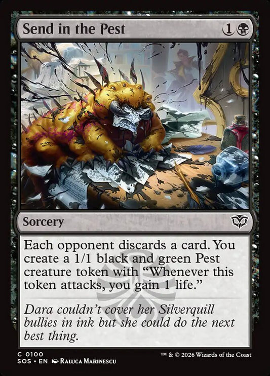 SOS-100  Send in the Pest -EN- C (Non-Foil)