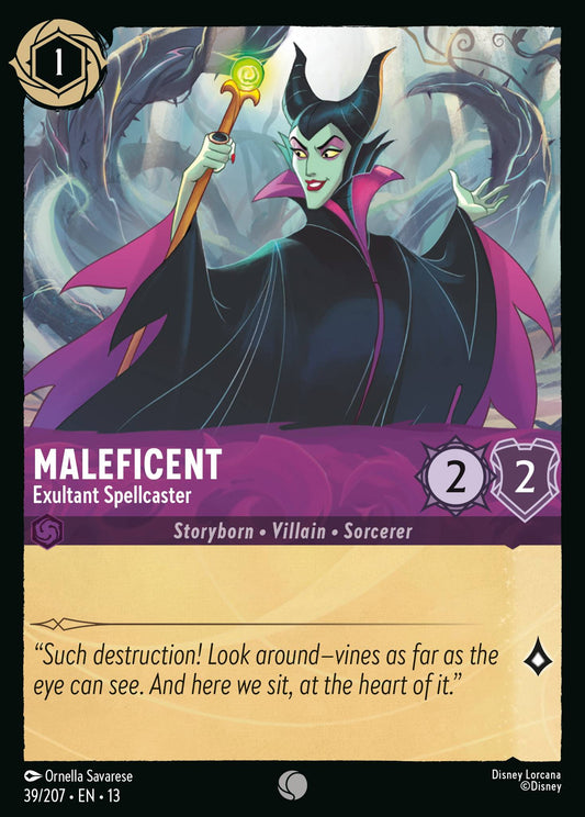 Set 13-39 Maleficent - Exultant Spellcaster | Common